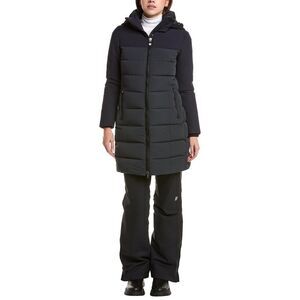 Post Card Womens Down Puffer Parka, Blue